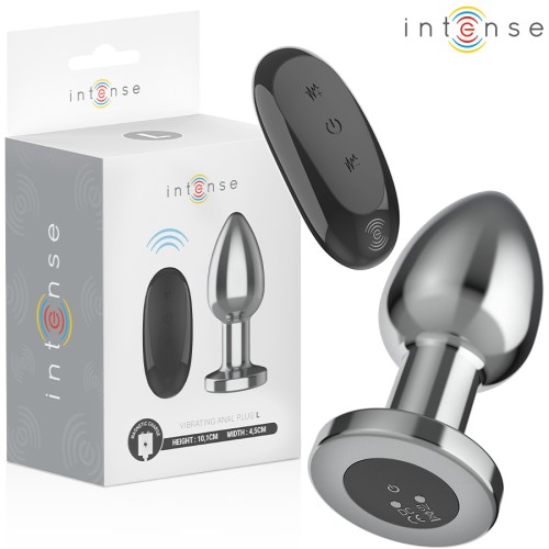 INTENSE - PLUG ANAL 10 VIBRATIONS MÃTAL AVEC TÃLÃCOMMANDE L